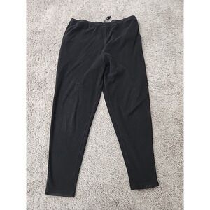 Polar Edge Fleece Sweatpants Mens L Black Good Outdoor Tapered Warm B-24084